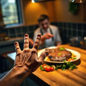 Фото по теме: Как попросить еду без мяса жестами