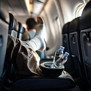 Фото по теме: Как избежать отеков ног при долгом перелете