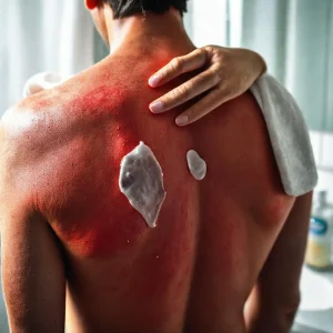 Фото по теме: Что делать при сильном солнечном ожоге спины